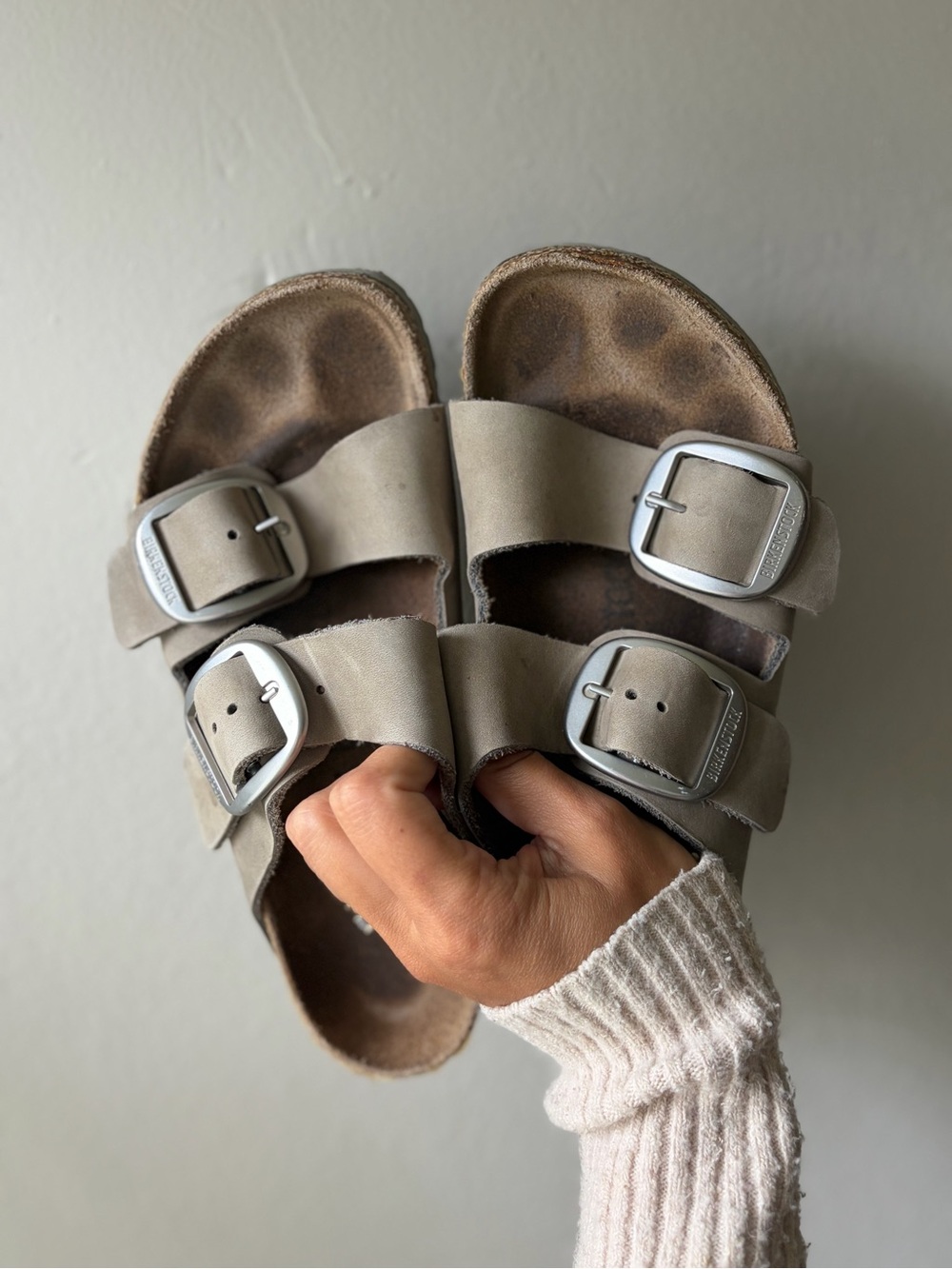 Birkenstock Arizona Big Buckle Sandals - Dove Gray - Picture 3 of 8